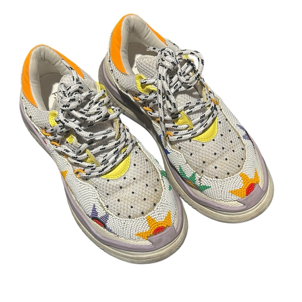 Farm Rio Colorful Beaded Platform Sneakers - Picture 5 of 10